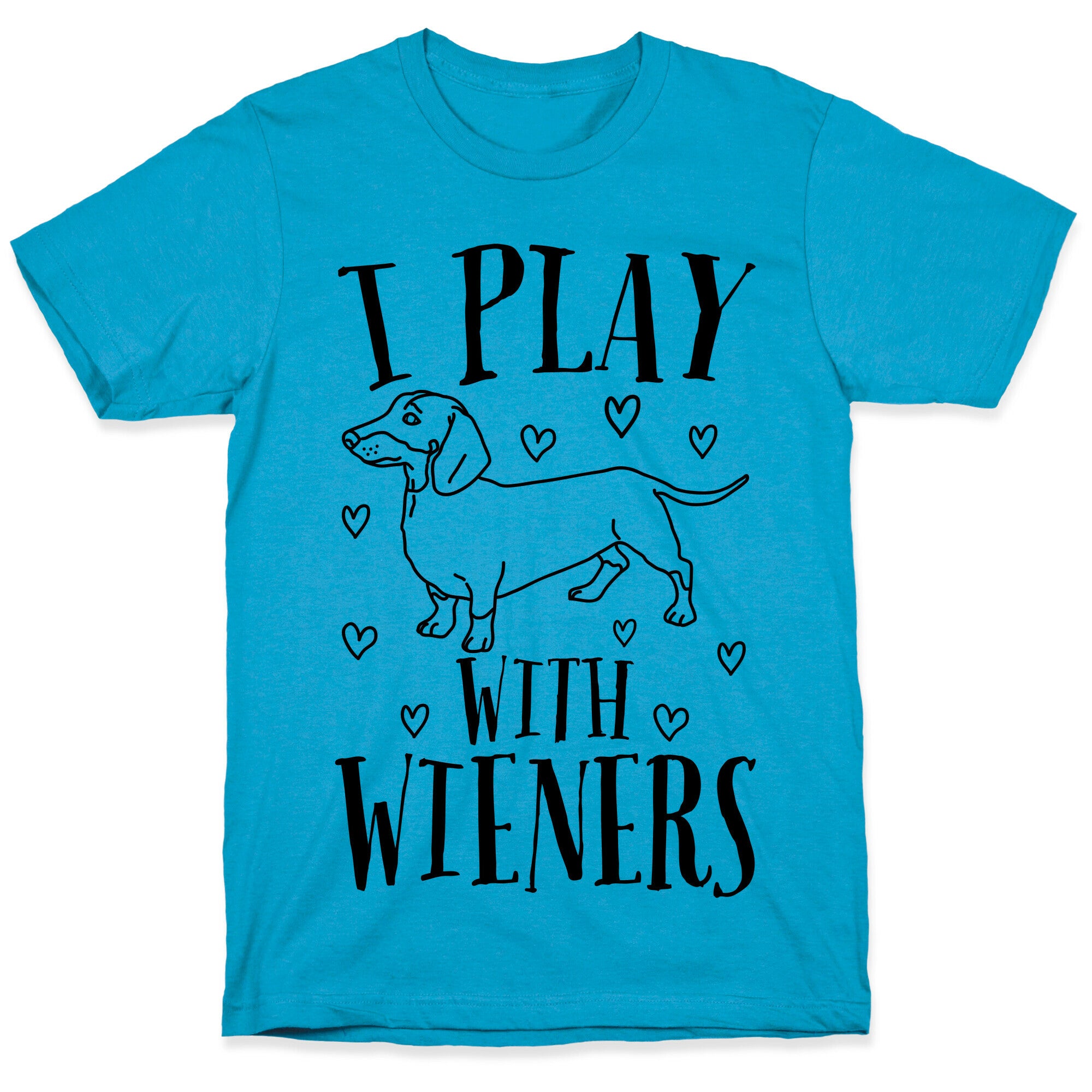 I Play With Wieners  Unisex Triblend Tee