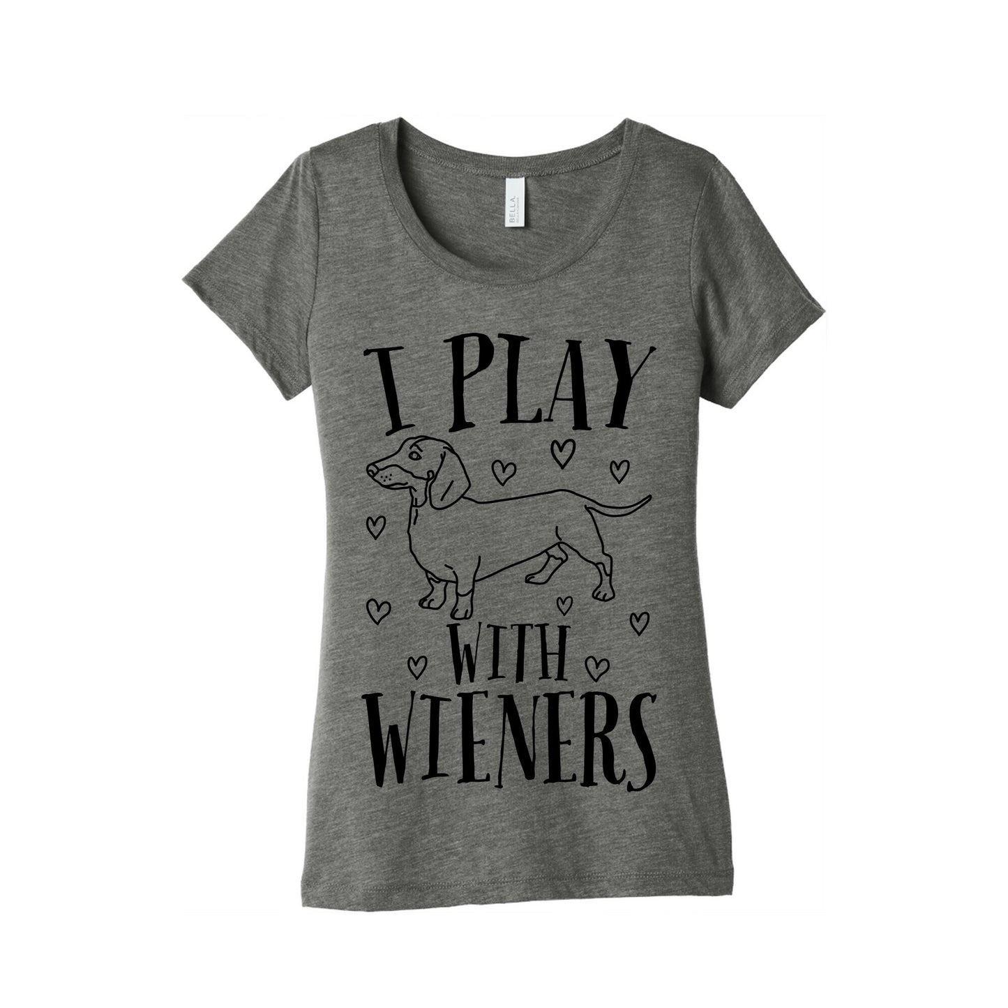 I Play With Wieners  Women's Triblend Tee