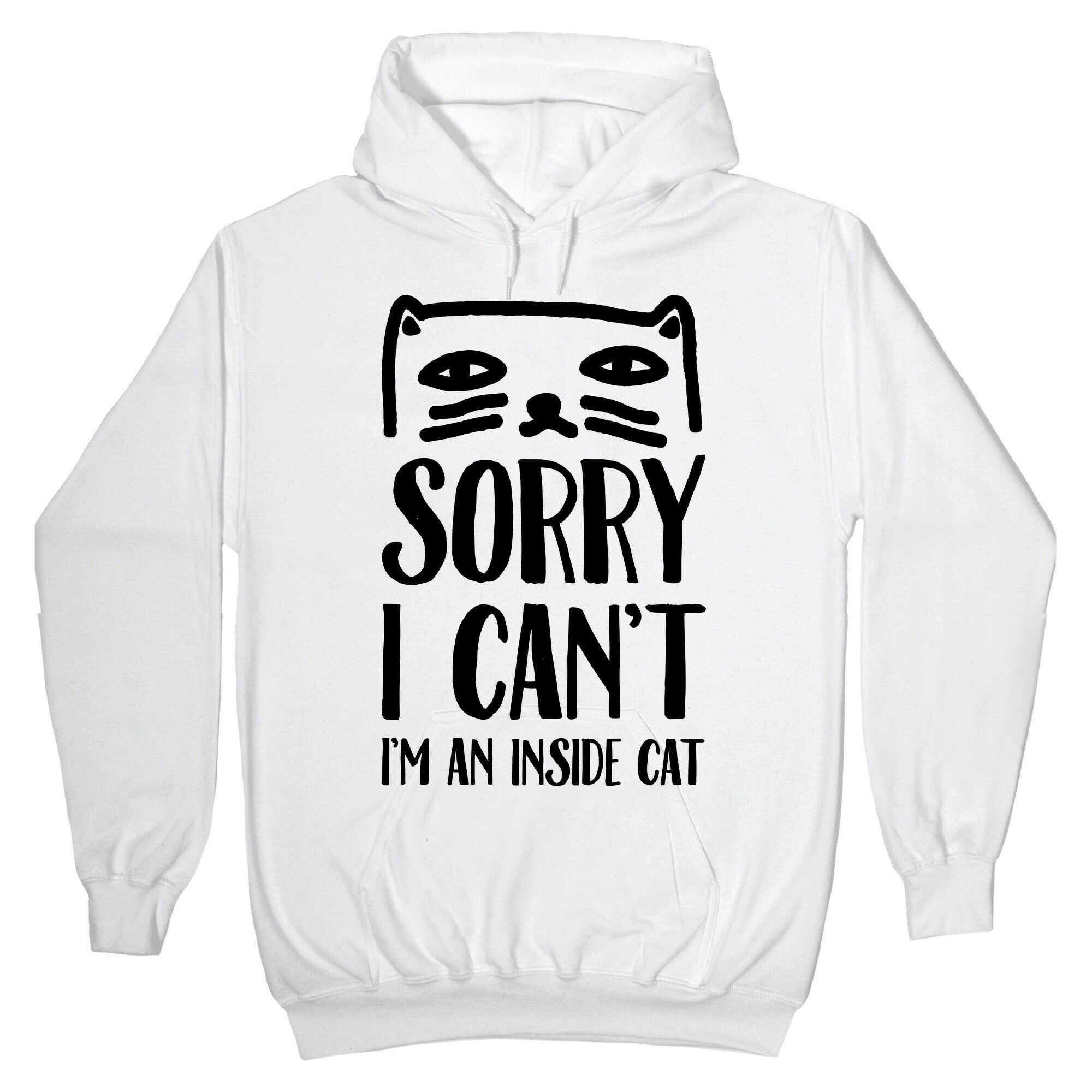 Sorry I Can't I'm An Inside Cat Hoodie