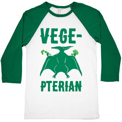 Vege-pterian Baseball Tee