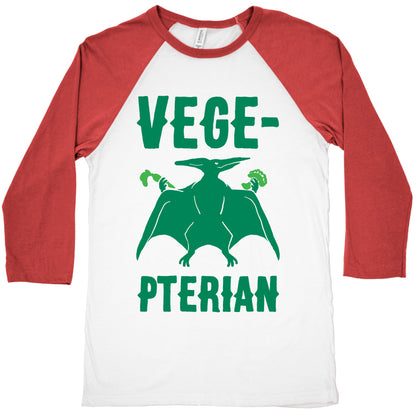 Vege-pterian Baseball Tee