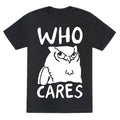 Who Cares Owl Unisex Triblend Tee