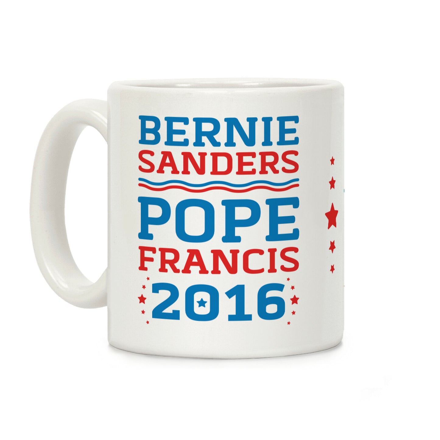 Bernie Sanders / Pope Francis 2016 Coffee Mug