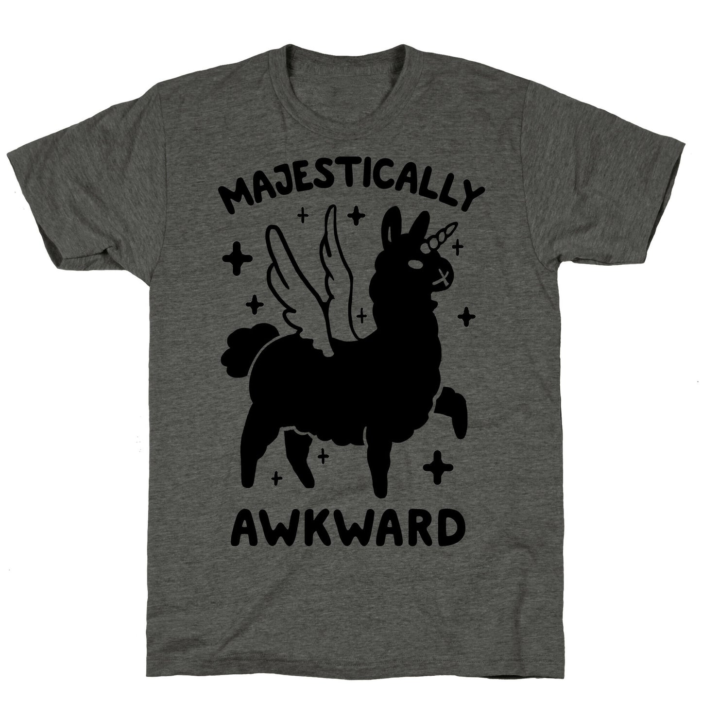 Majestically Awkward Llamicorn Unisex Triblend Tee