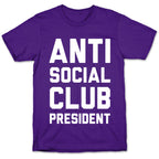 Antisocial Club President T-Shirt