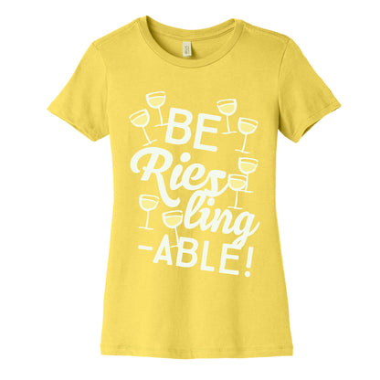 Be Riesling-able Women's Cotton Tee