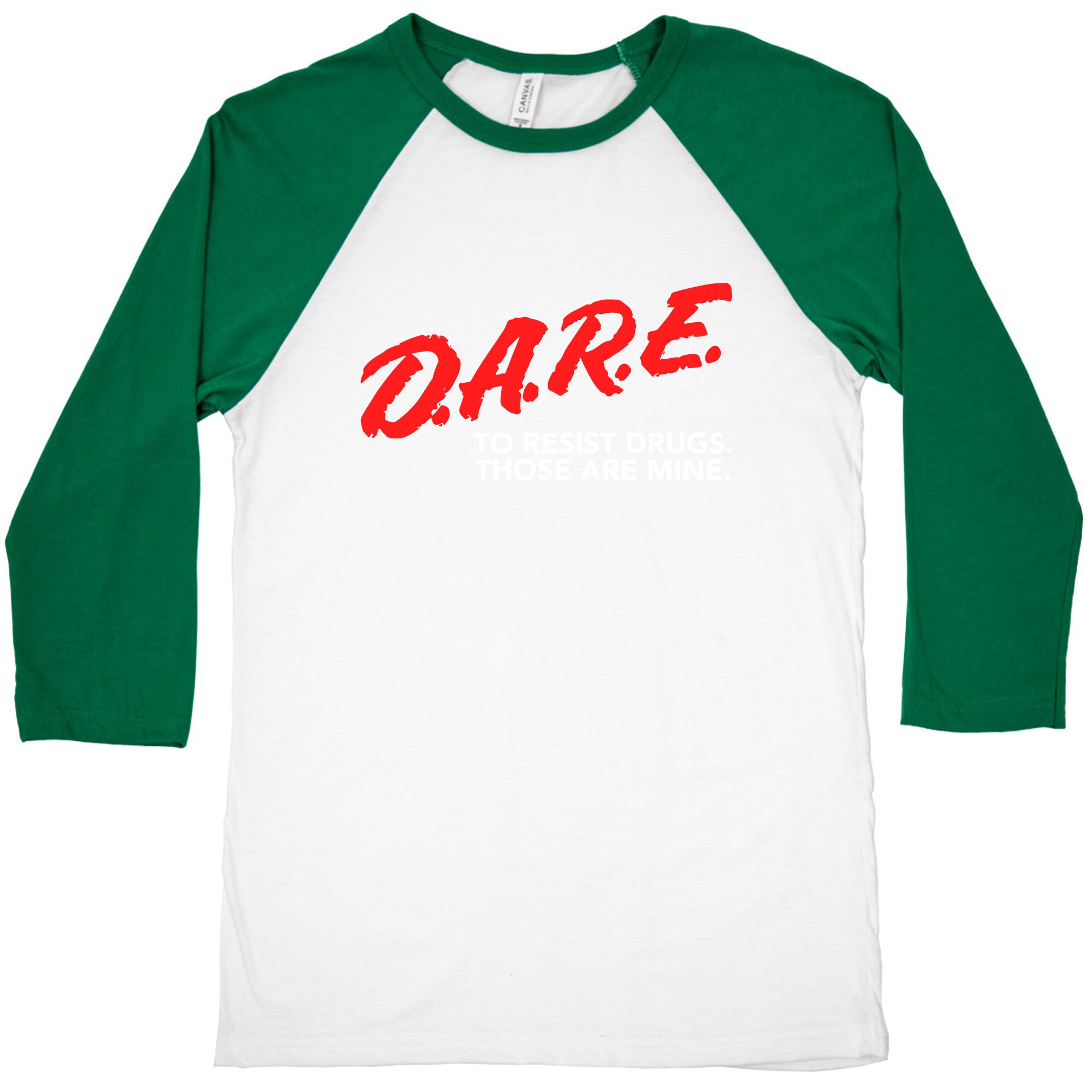 DARE Parody Baseball Tee