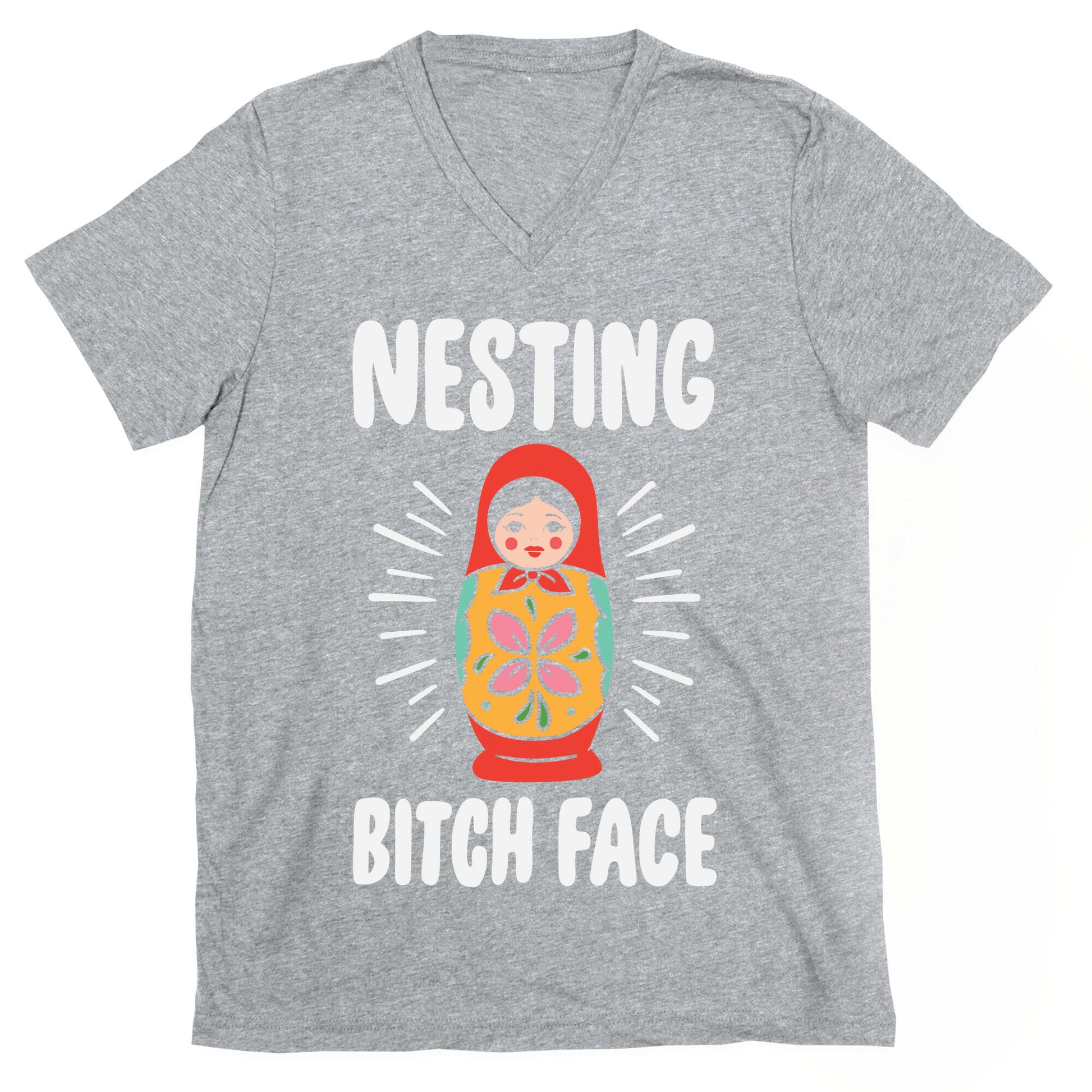 Nesting Bitch Face V-Neck