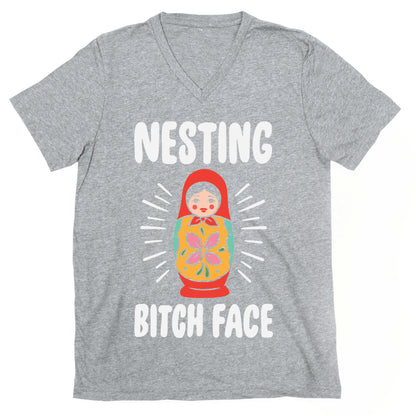Nesting Bitch Face V-Neck