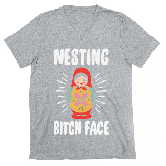 Nesting Bitch Face V-Neck