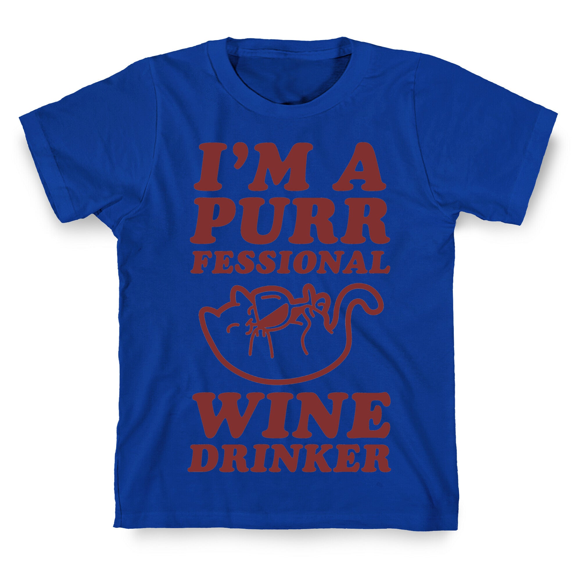 Purrfessional Wine Drinker T-Shirt