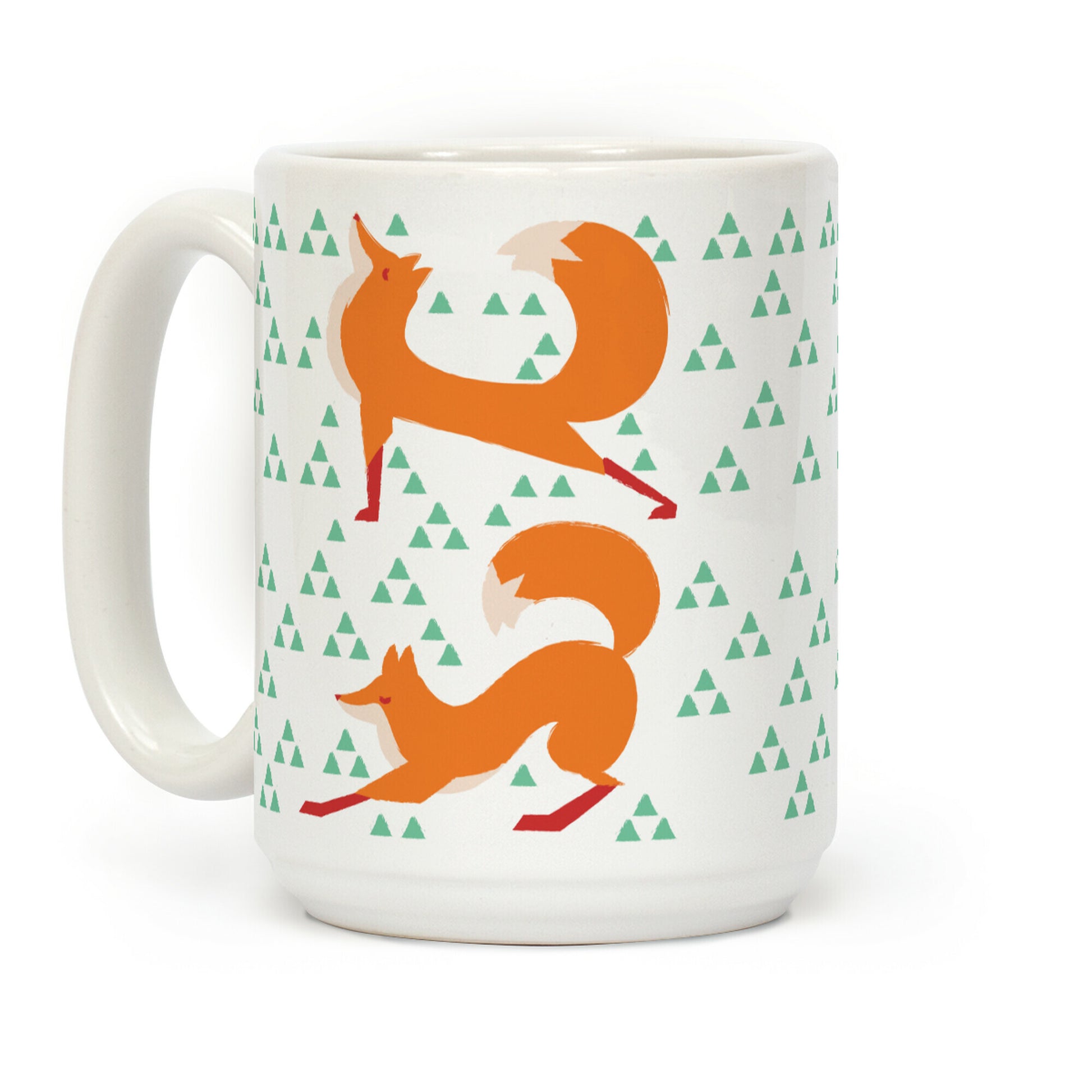 Fox Yoga Coffee Mug