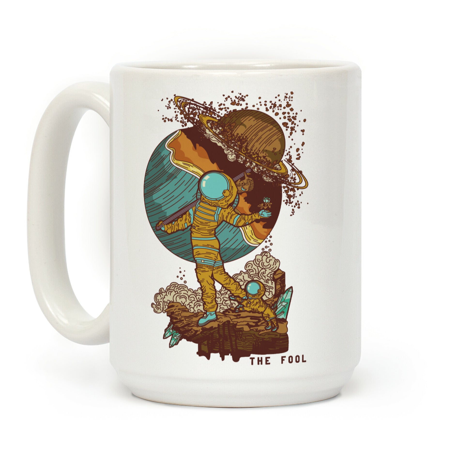 The Fool In Space Coffee Mug