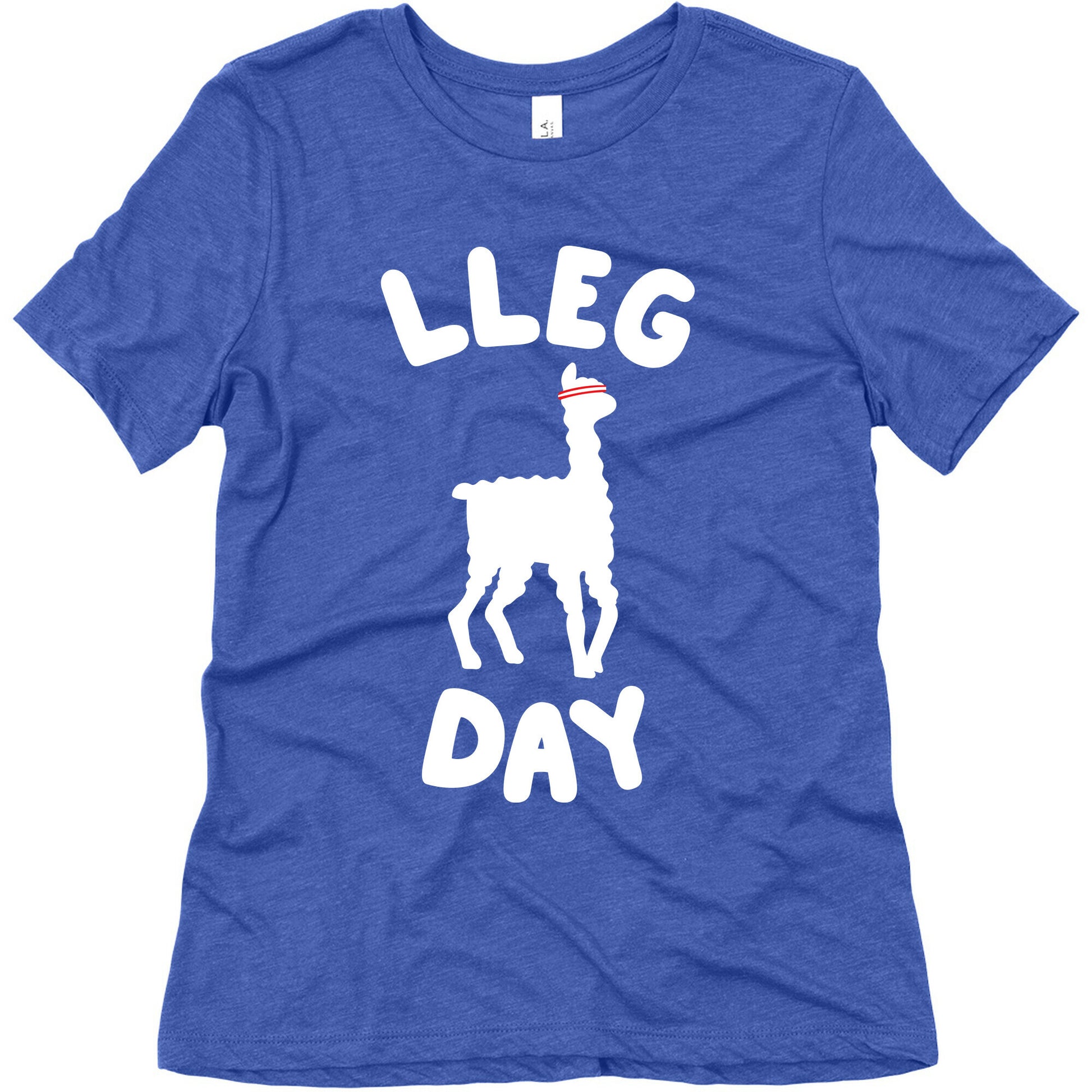 Lleg Day Llama Women's Triblend Tee