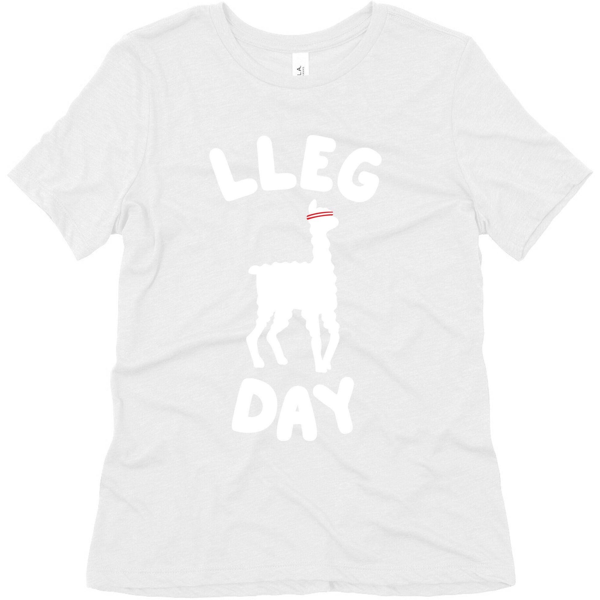 Lleg Day Llama Women's Triblend Tee