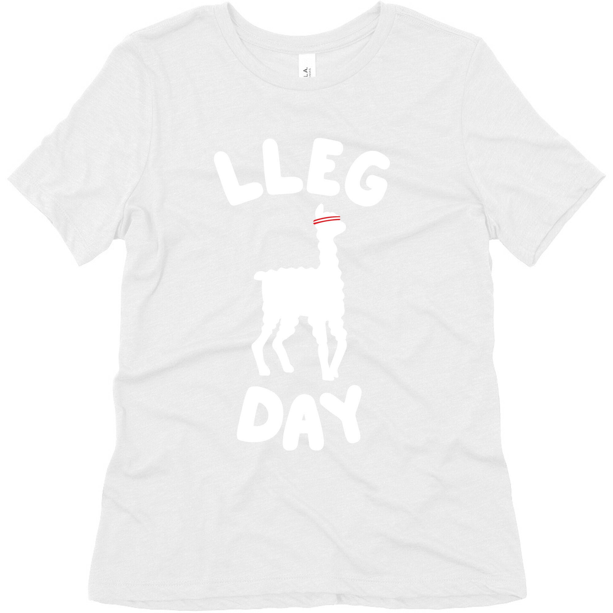 Lleg Day Llama Women's Triblend Tee