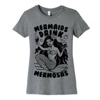 Mermaids Drink Mermosas Women's Cotton Tee