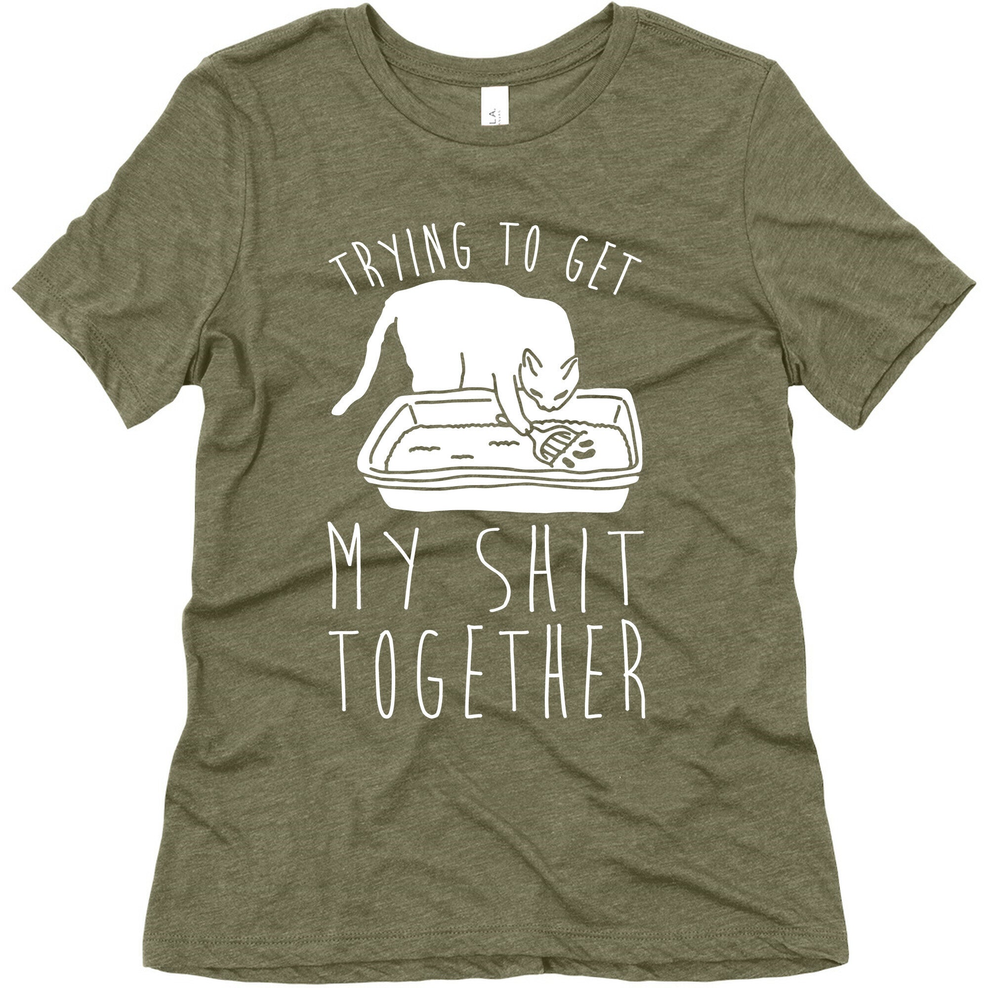 Trying To Get My Shit Together Women's Triblend Tee