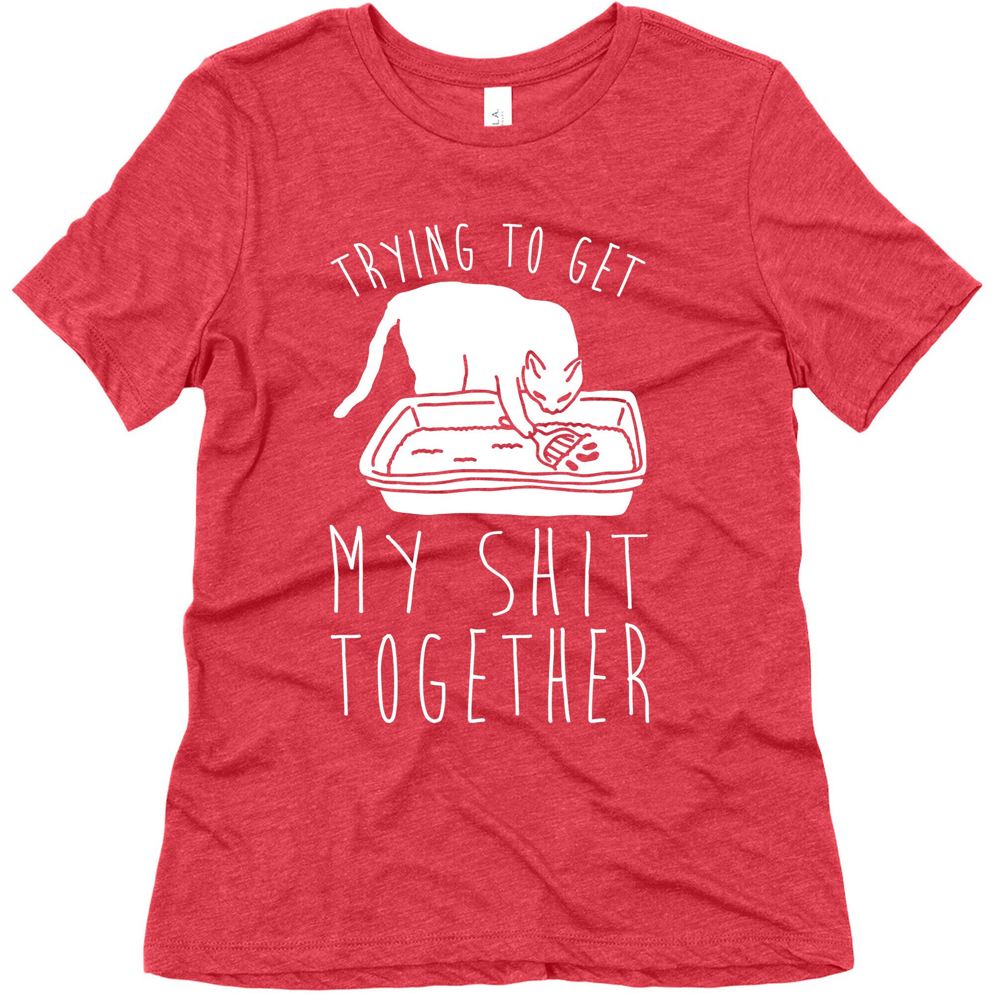 Trying To Get My Shit Together Women's Triblend Tee