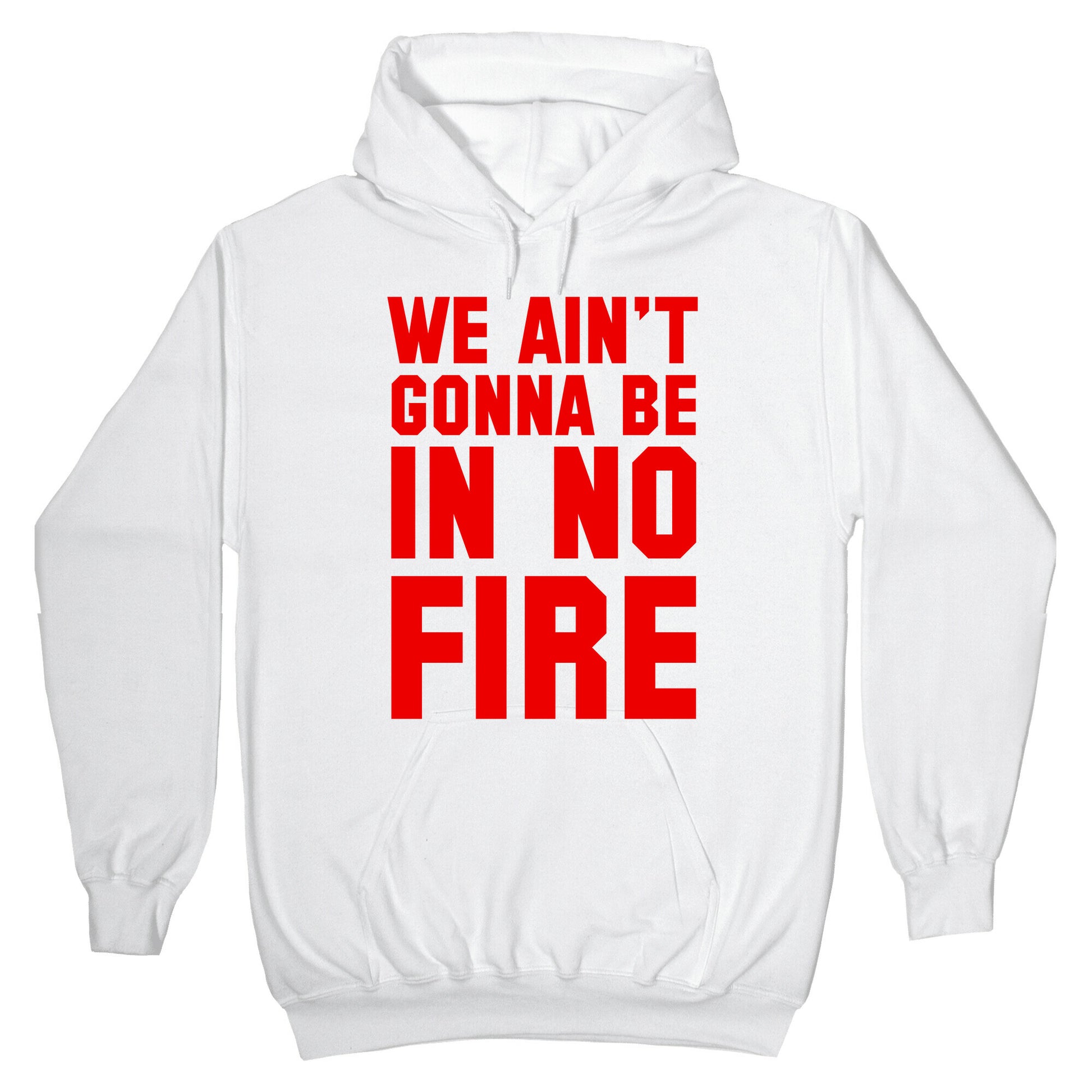 We Ain't Gonna Be in No Fire Hoodie