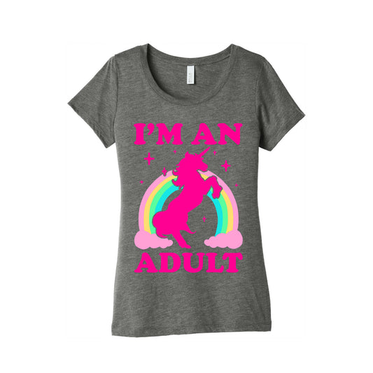 I'm An Adult Women's Triblend Tee