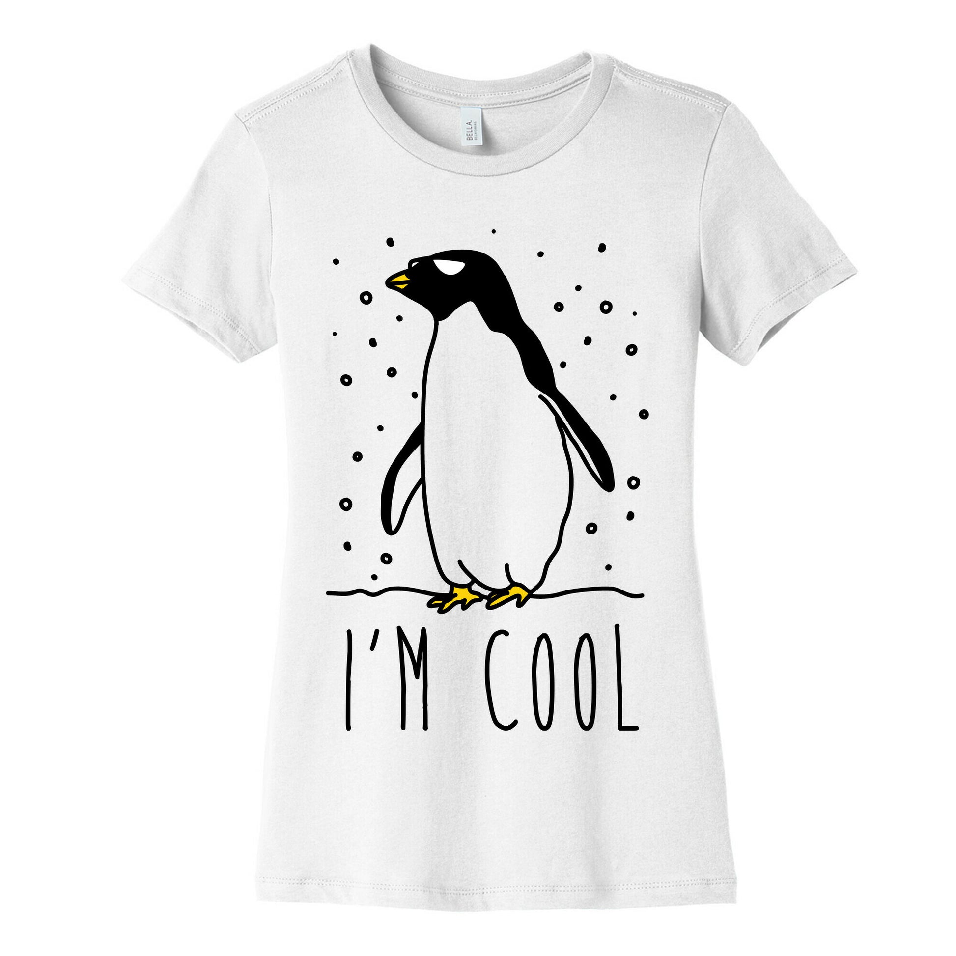 I'm Cool Penguin Women's Cotton Tee