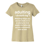 Adulting Definition Women's Cotton Tee