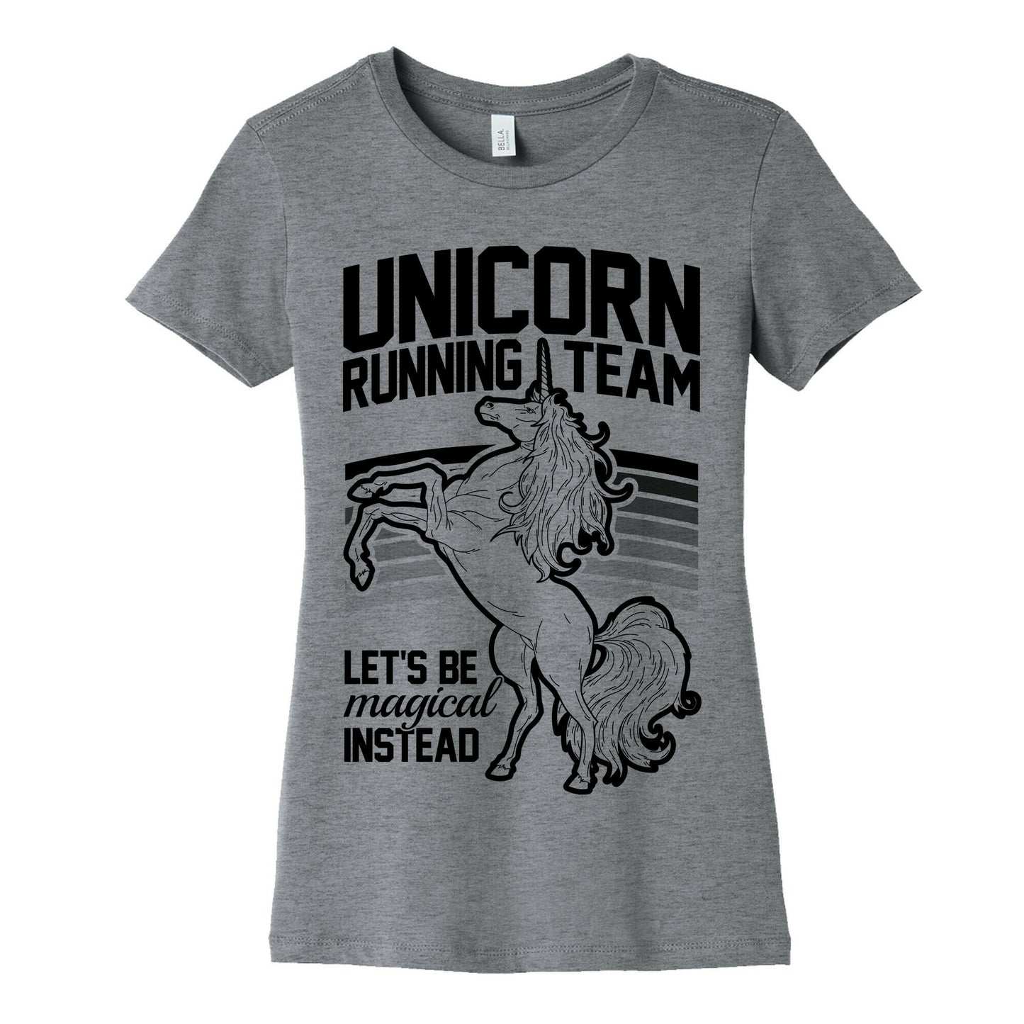 Unicorn Running Team Women's Cotton Tee