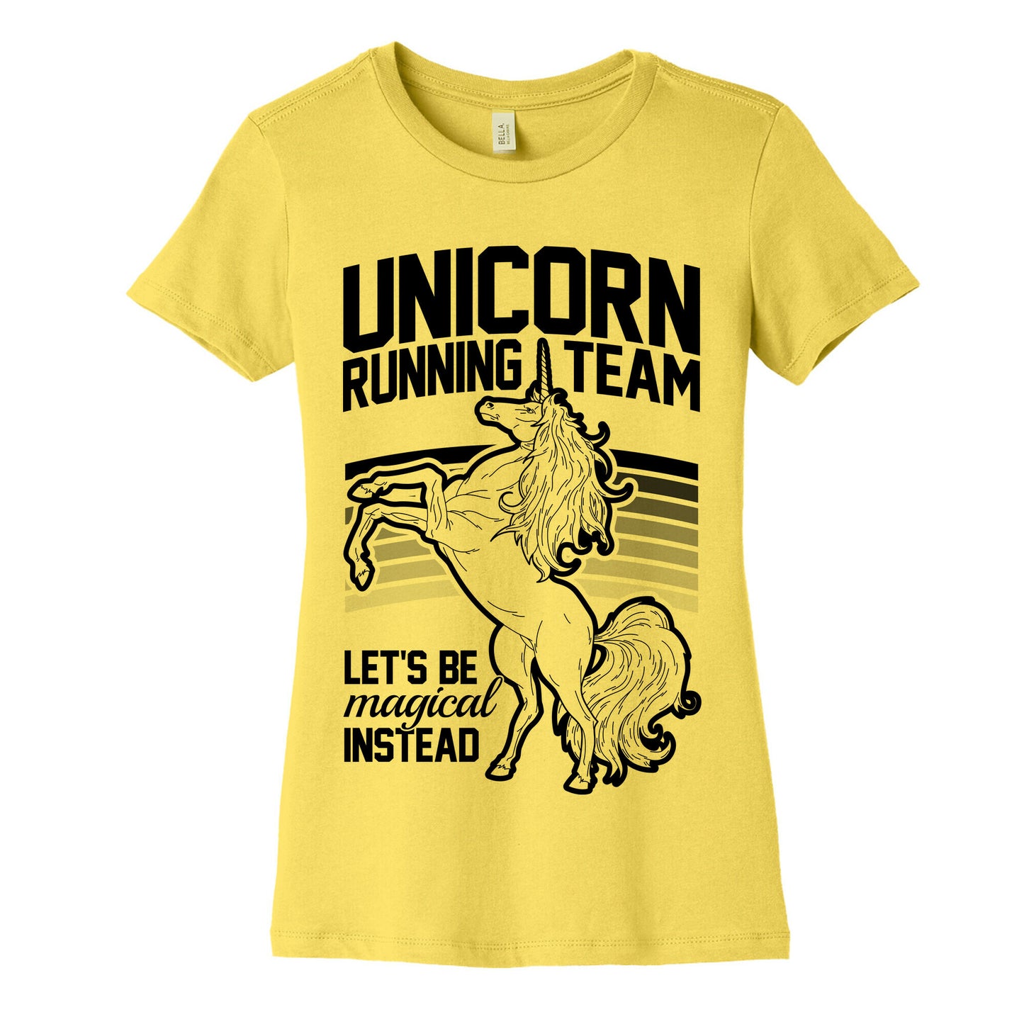 Unicorn Running Team Women's Cotton Tee