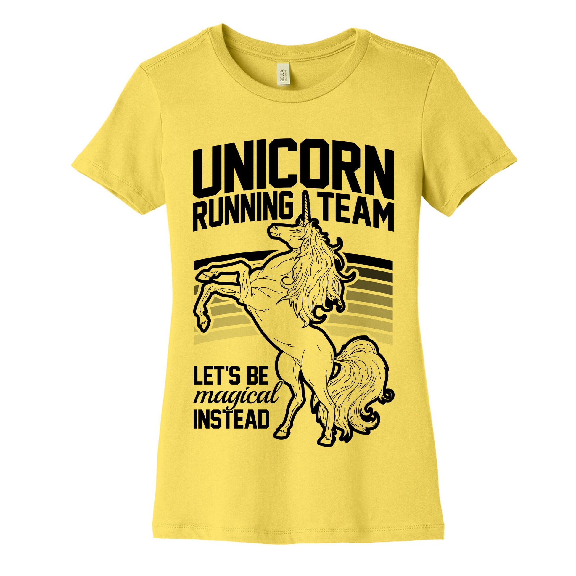 Unicorn Running Team Women's Cotton Tee