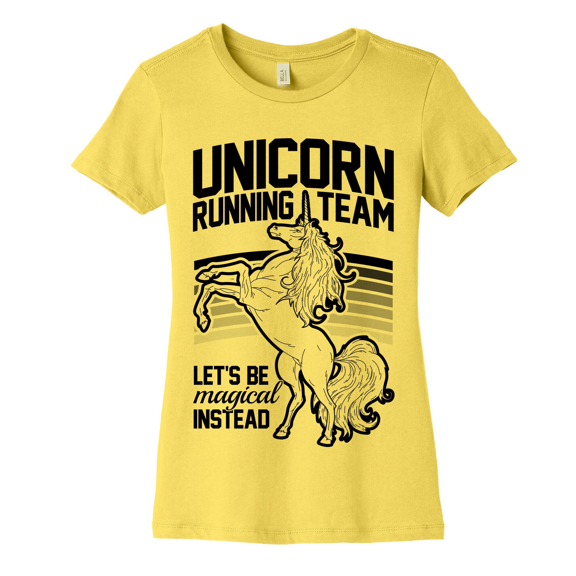 Unicorn Running Team Women's Cotton Tee