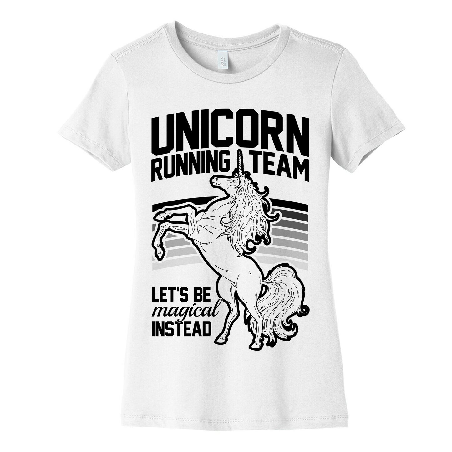 Unicorn Running Team Women's Cotton Tee