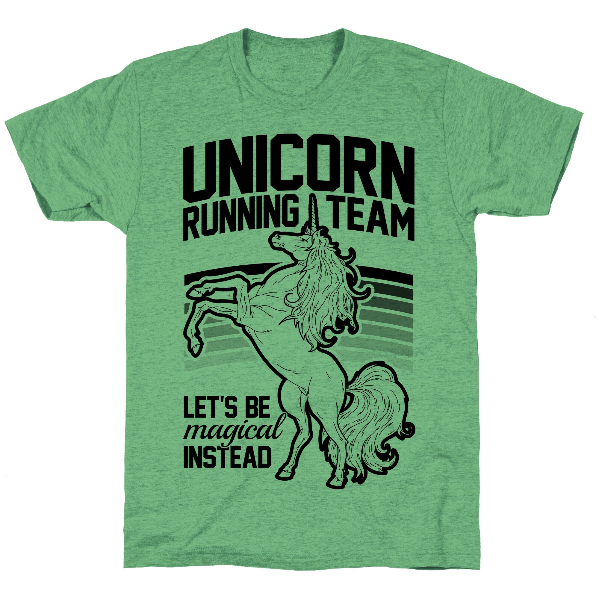 Unicorn Running Team Unisex Triblend Tee