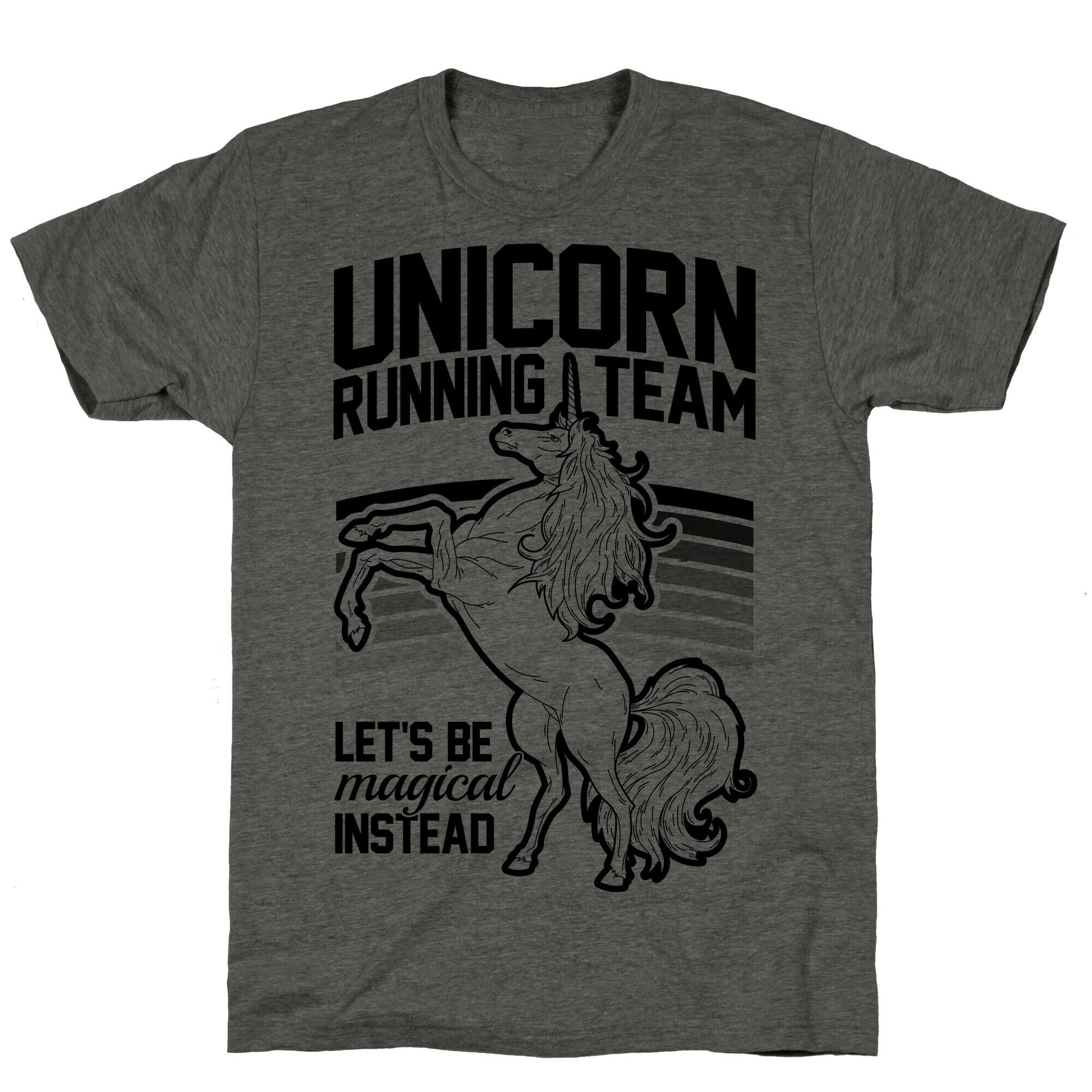 Unicorn Running Team Unisex Triblend Tee