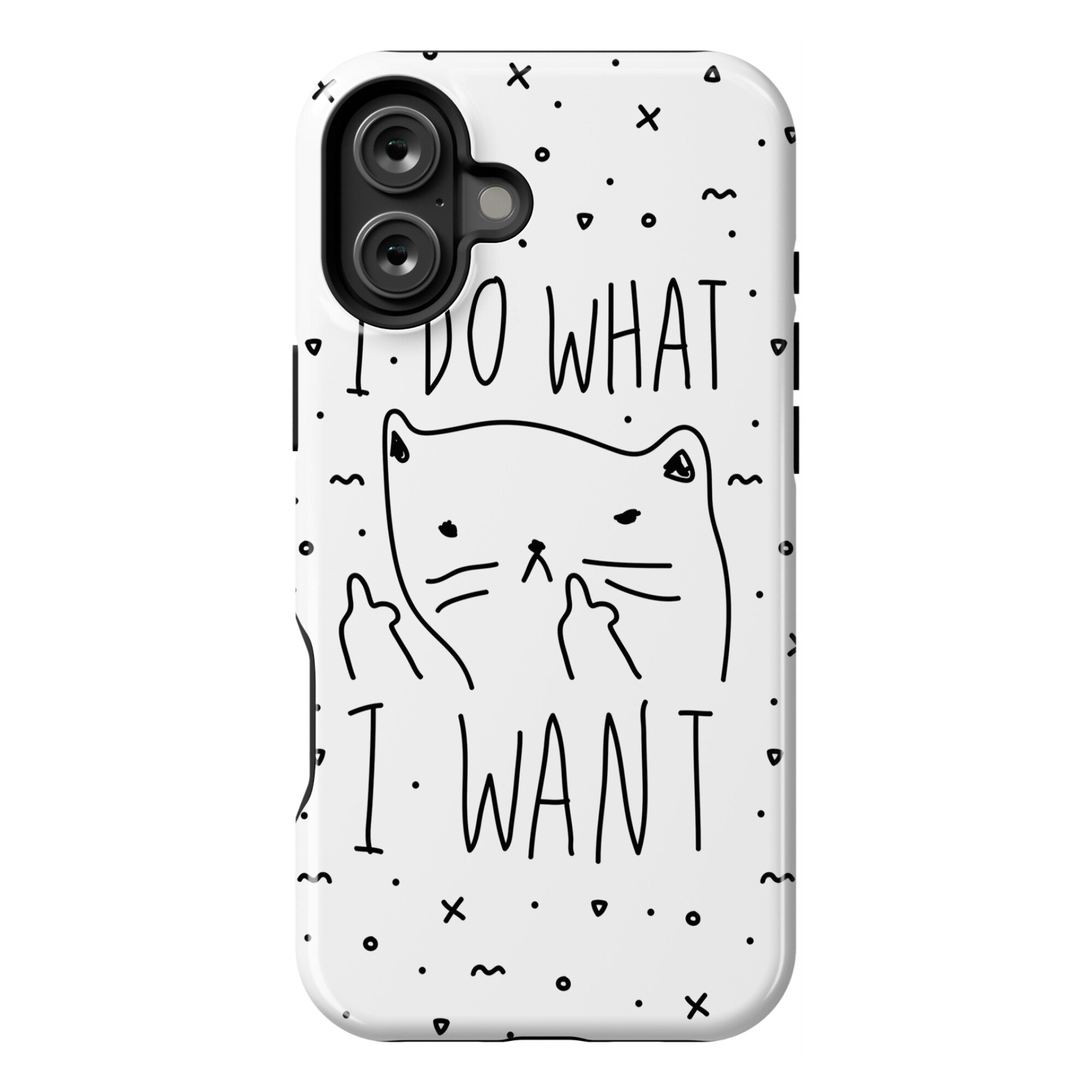 I Do What I Want Cat Phone Case