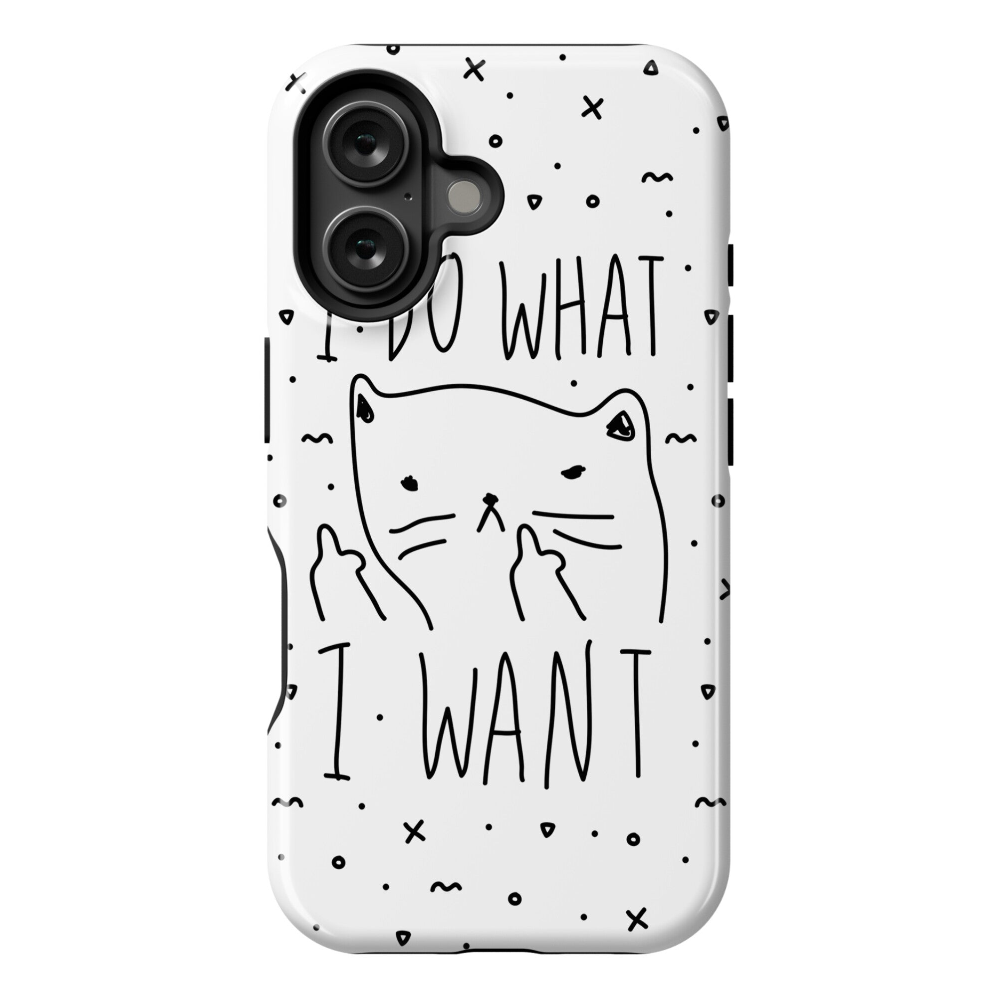 I Do What I Want Cat Phone Case