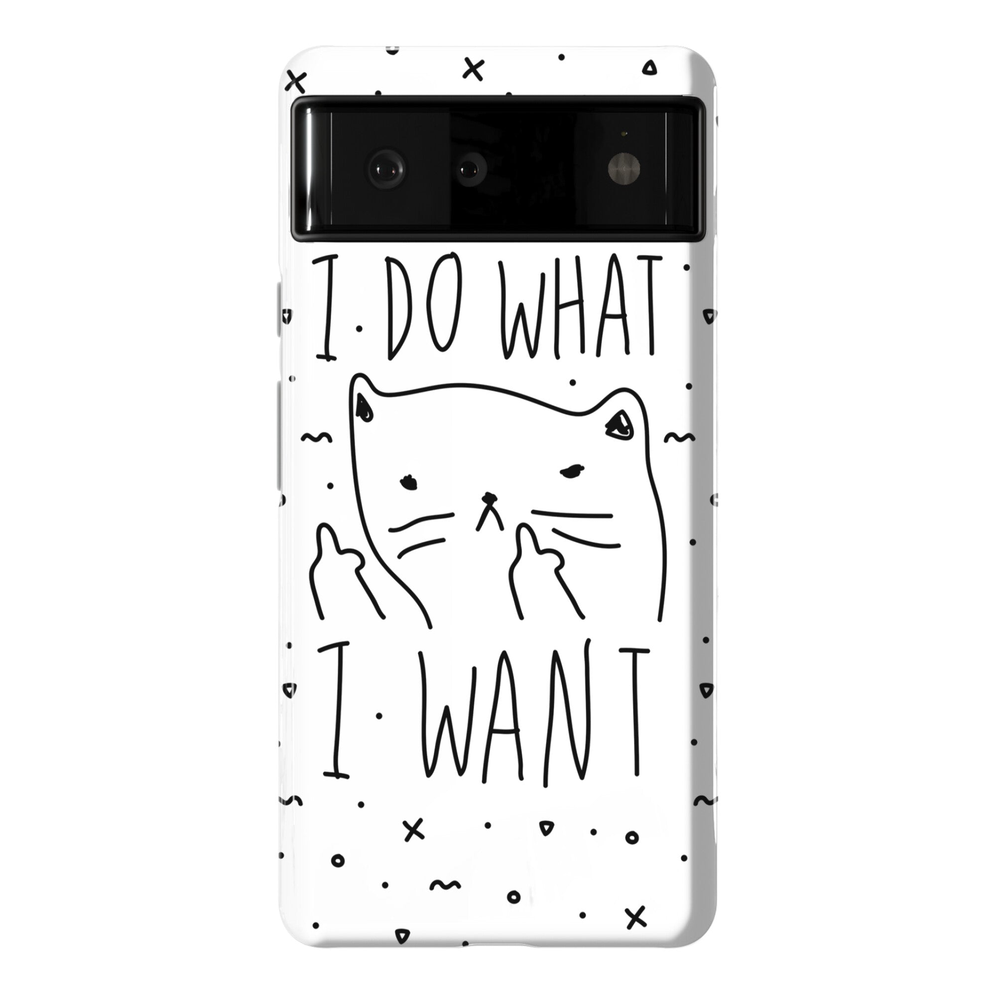 I Do What I Want Cat Phone Case
