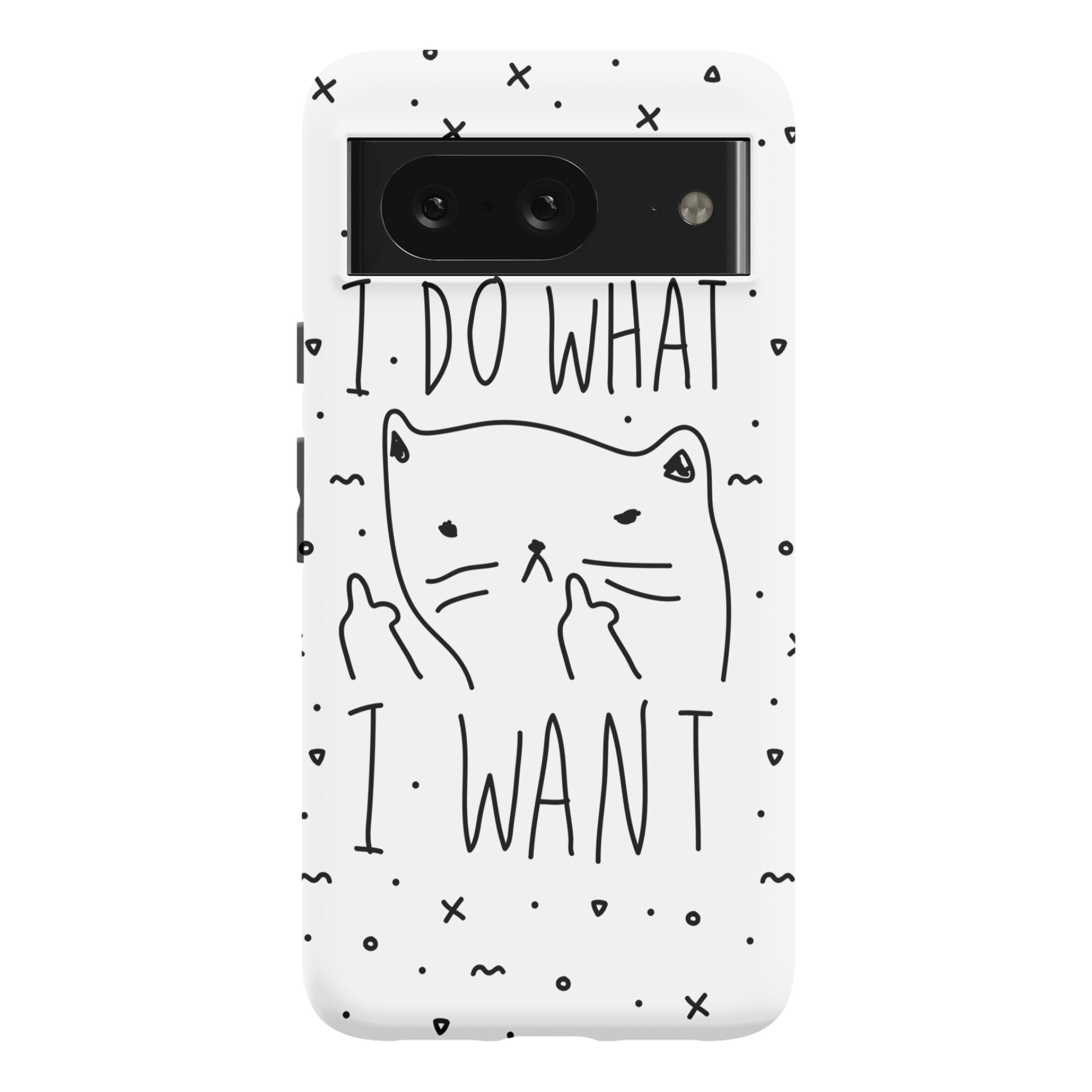 I Do What I Want Cat Phone Case