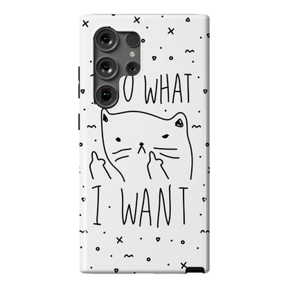 I Do What I Want Cat Phone Case