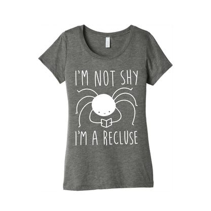 I'm Not Shy I'm A Recluse Women's Triblend Tee