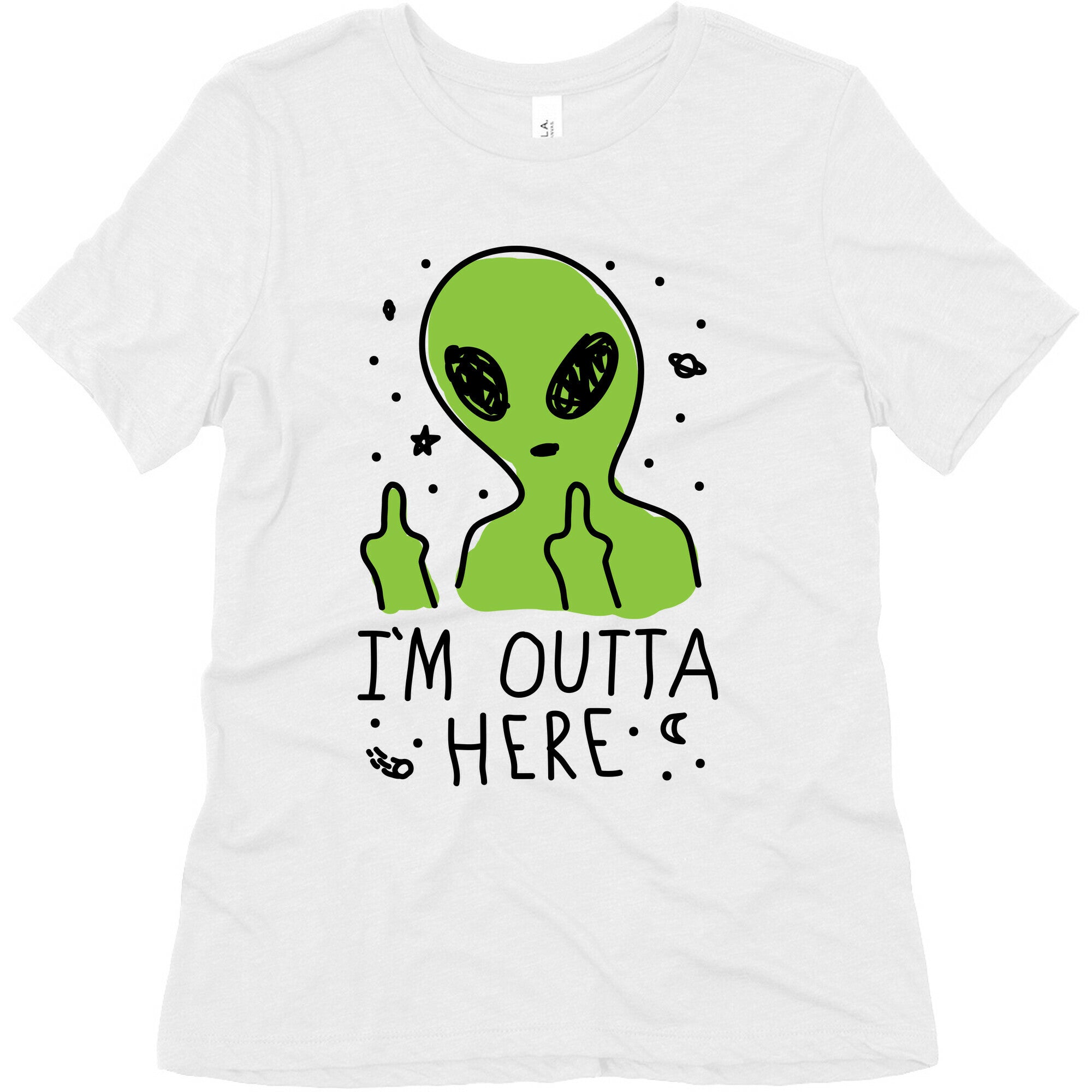 I'm Outta Here Alien Women's Triblend Tee
