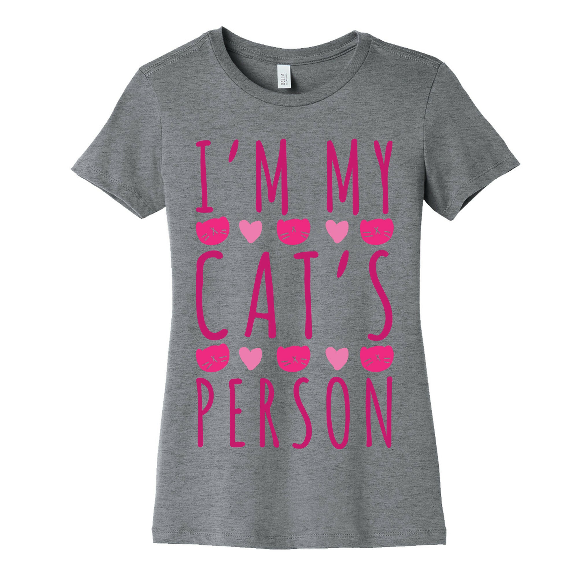 I'm My Cat's Person Women's Cotton Tee