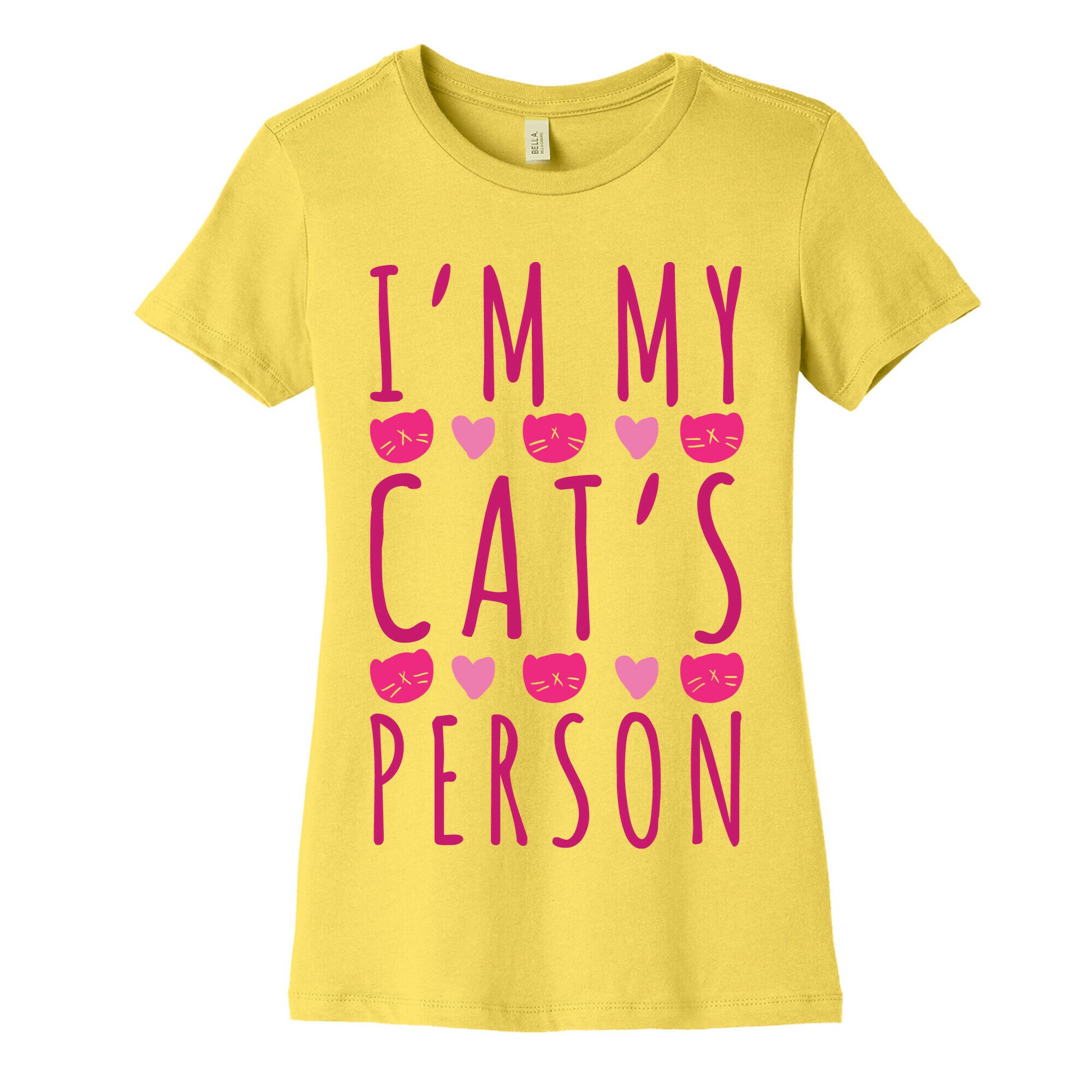 I'm My Cat's Person Women's Cotton Tee