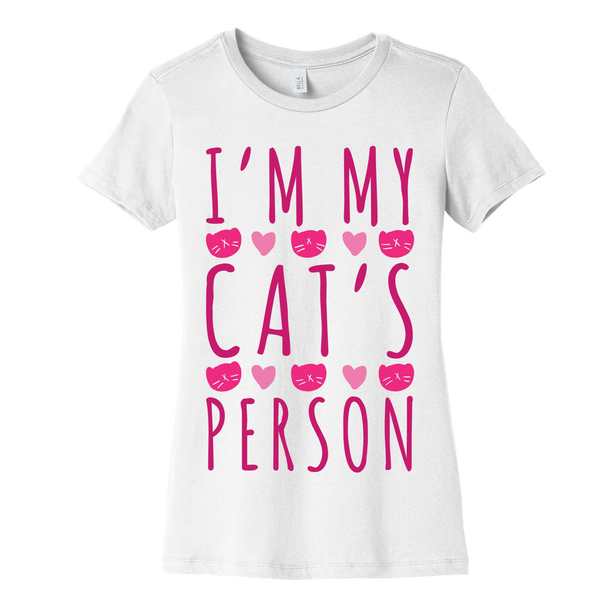 I'm My Cat's Person Women's Cotton Tee
