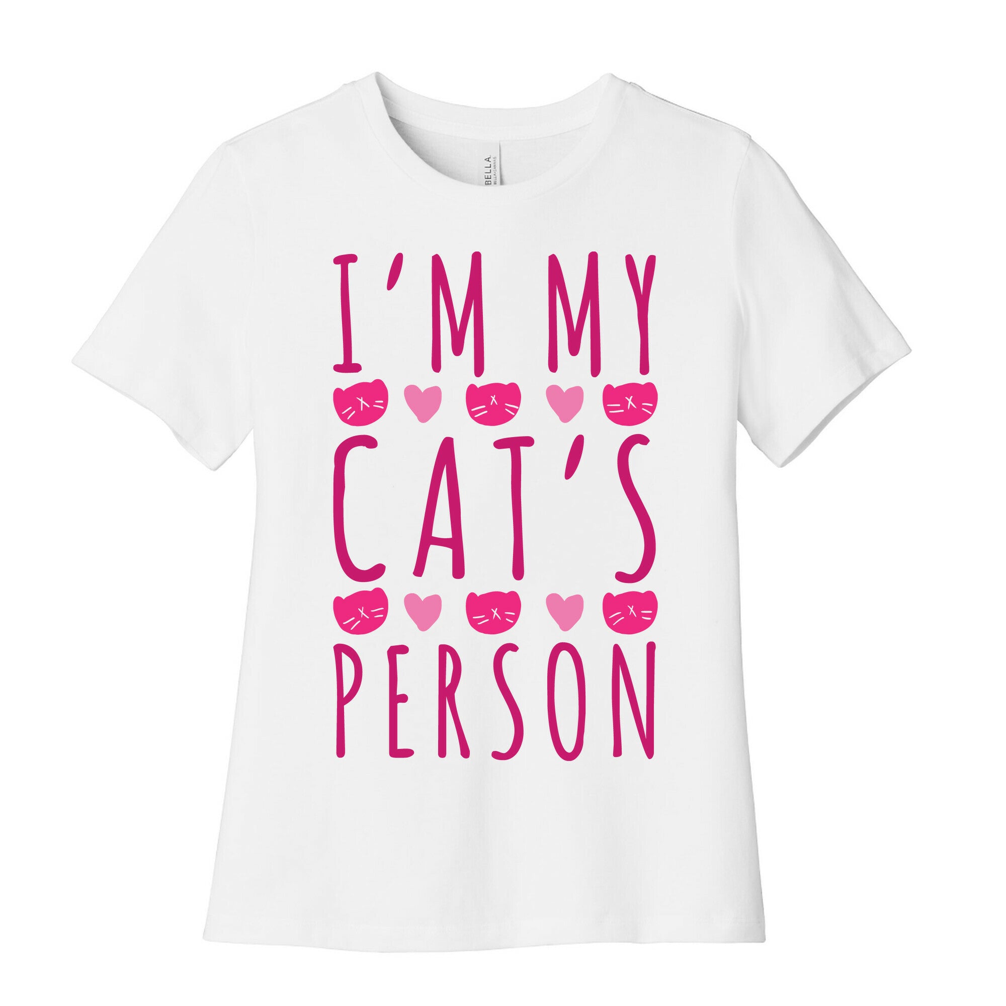 I'm My Cat's Person Women's Cotton Tee