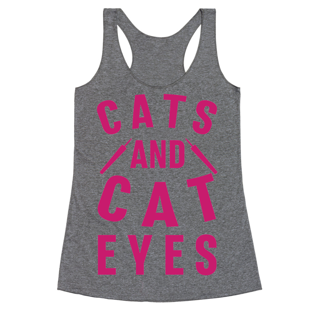 Cats and Cat Eyes Racerback Tank