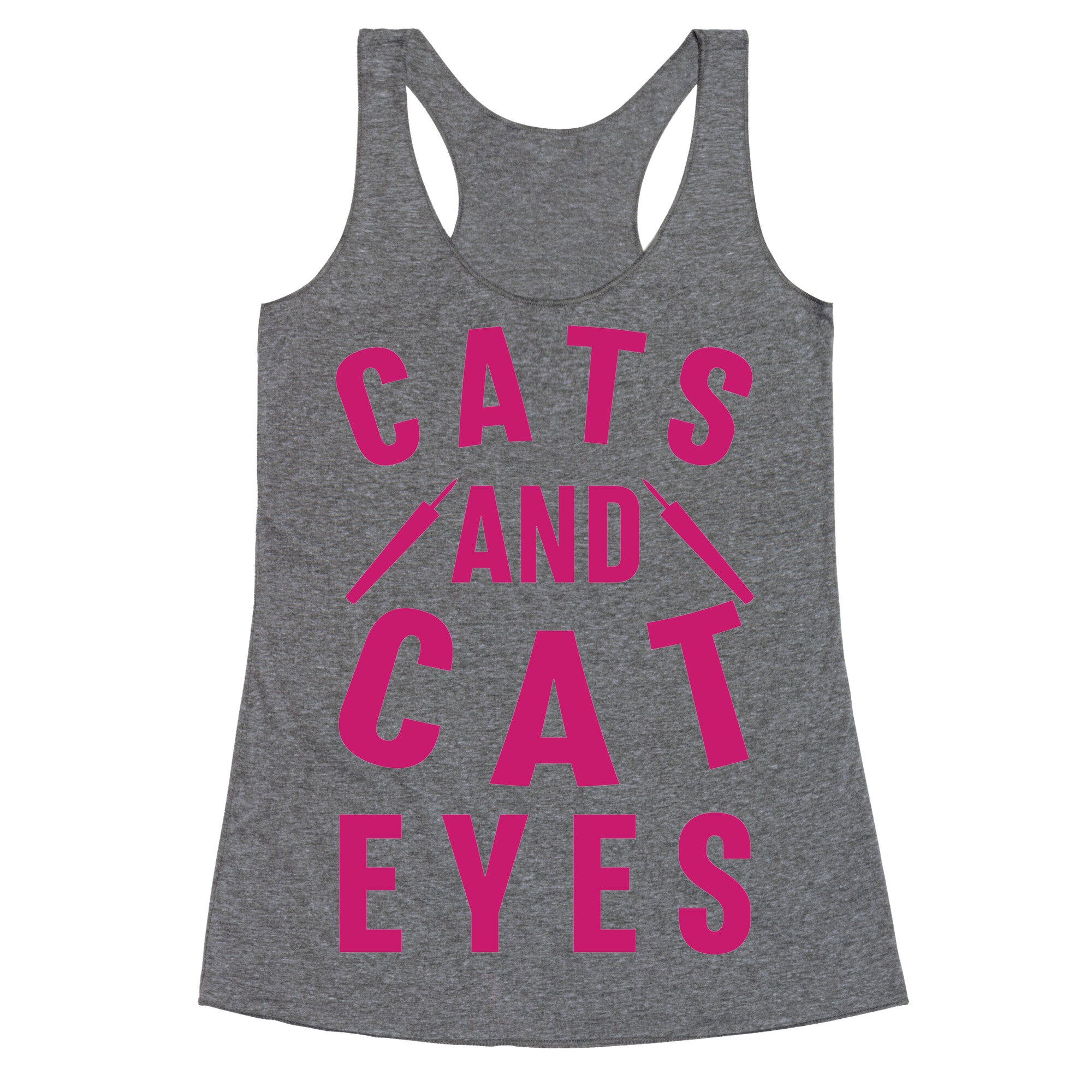Cats and Cat Eyes Racerback Tank