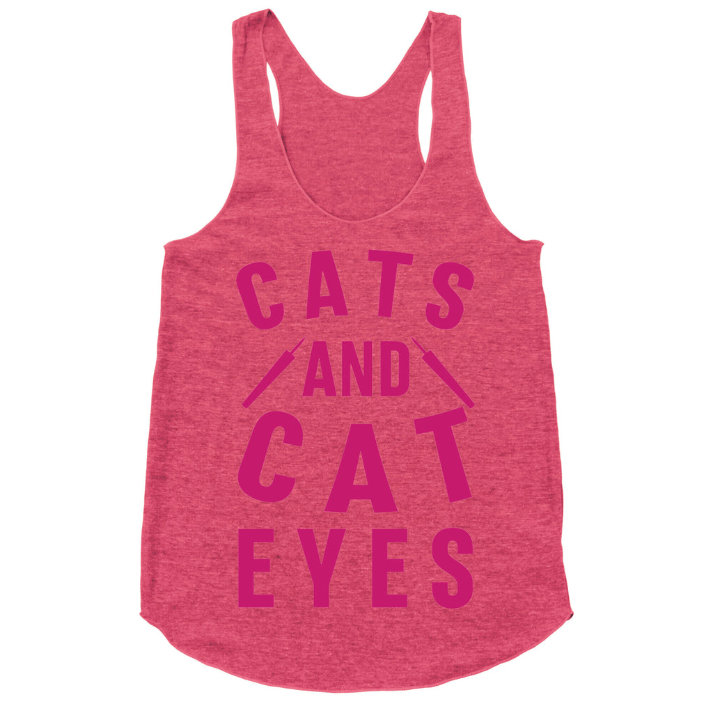 Cats and Cat Eyes Racerback Tank