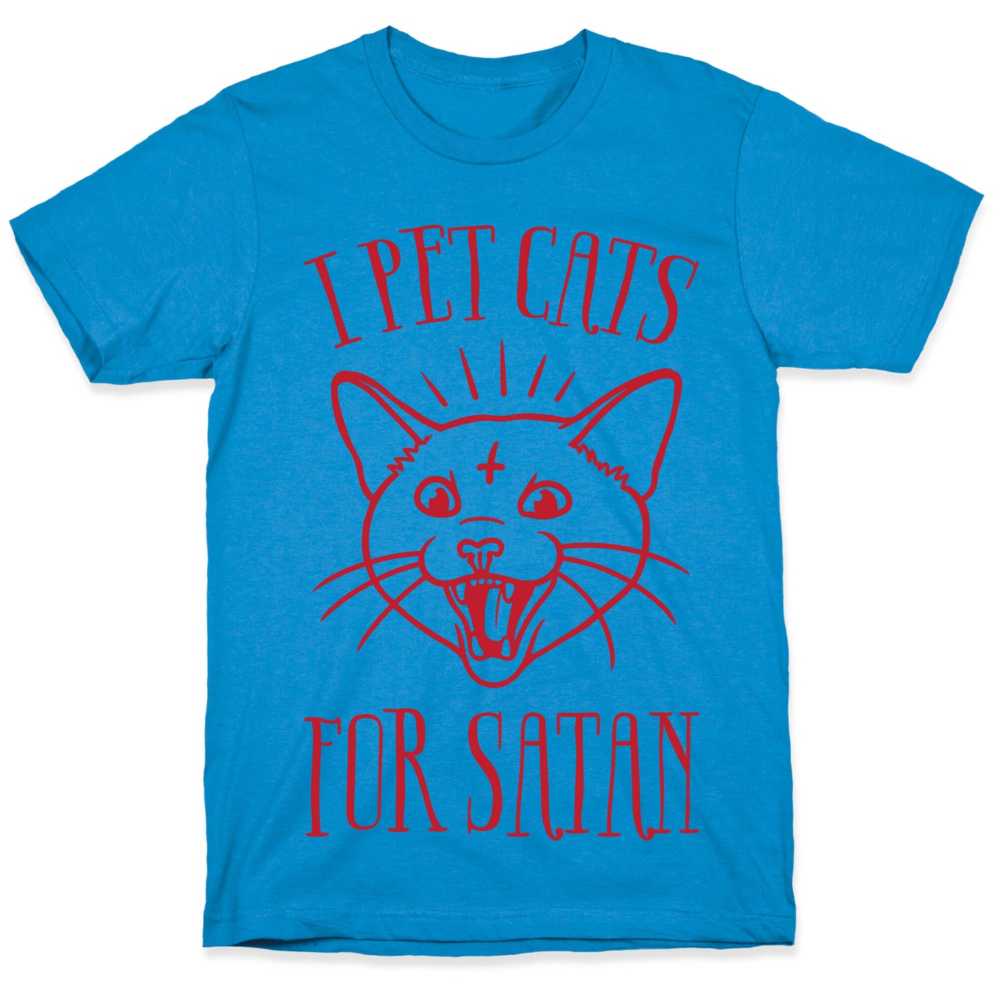 I Pet Cats For Satan T-Shirt