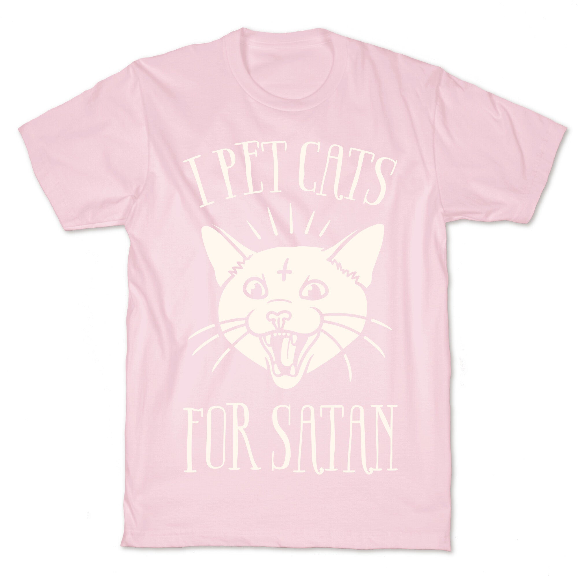 I Pet Cats For Satan T-Shirt